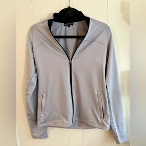 SWANNIES GOLF Gray Zip Up Hawaii Kai Golf Course, Size M